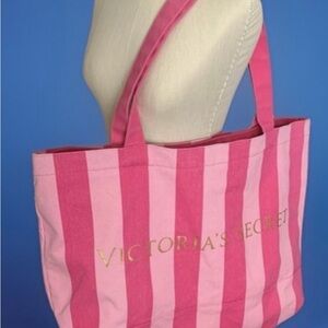Victoria's Secret Pink and Gold Extra large Tote Bag